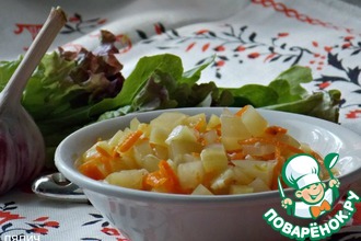 Рецепт: Хрустящий кабачковый салат