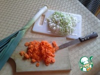    Ը (Fondue aux poireaux et carottes) 