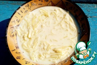 Молочный суп с вермишелью для ребенка 2 года рецепт