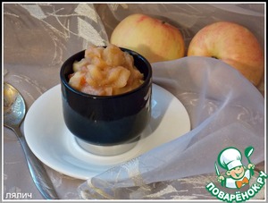 Рецепт Десерт из ревеня с яблоками