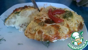 Рецепт Омлет с креветками и цветной капустой