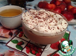 Желе из какао и молока – рецепт с желатином