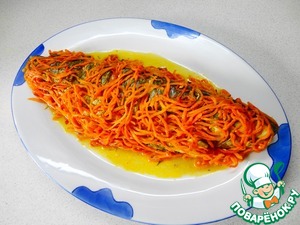 Рецепт Кефаль, запеченная по-приморски