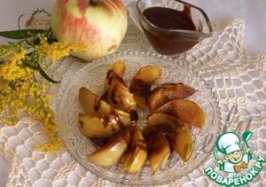 Рецепт Пивные яблоки в шоколадном соусе