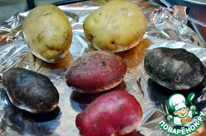 Картофель в мундире с тремя начинками
