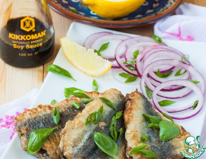 Рецепт: Жареная рыба с зеленью по-мароккански