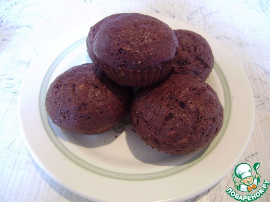 Маффины шоколадно-банановые