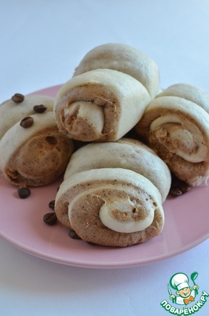 Рецепт Паровые молочно-кофейные булочки