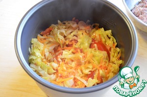 Капуста, тушенная с фрикадельками – пошаговый рецепт с фото