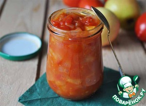 Рецепт Релиш из помидоров и яблок