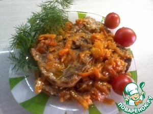 Рецепт Жаренные кабачки с овощами