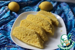 Рецепт Лимонный пирог на пару