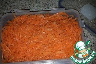 Рецепт: Морковка по-корейски Морковча