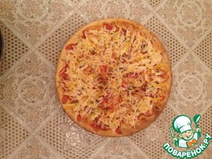 Рецепт Пицца с куриной грудкой