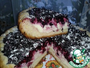 Рецепт Пирог с творогом и ягодами