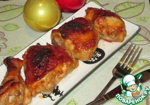 Рецепт Курица в медово-горчичном соусе