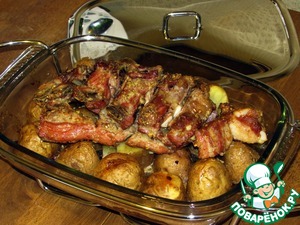 Рецепт Свиные ребрышки с картошкой