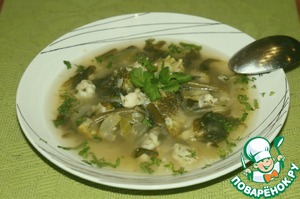 Рецепт Суп с зелеными овощами и клецками