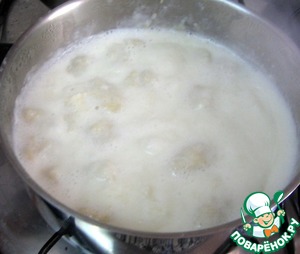 Суп молочный с картофельными клецками рецепт с фото пошагово - 1000.menu
