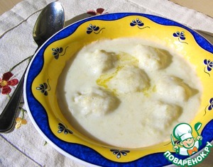 Суп молочный с картофельными клецками рецепт с фото пошагово - 1000.menu