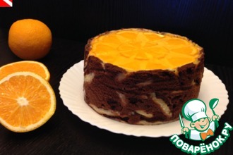 Рецепт: Торт Апельсиновая мечта