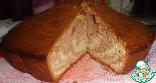 Пирог "Самая вкусная "Зебра"