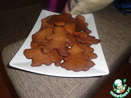 Шоколадно-имбирное печенье