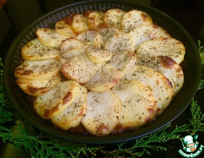 Рецепт: Говядина с элем под картофельной крышкой