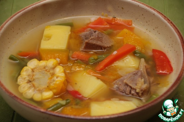 Рецепт приготовления чилийского супа касуэла: