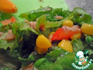 Рецепт Летний салат с тунцом