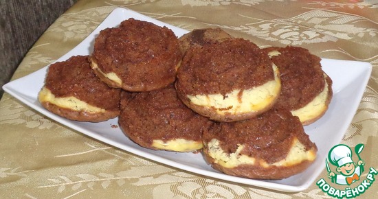 Брауни с нежной начинкой