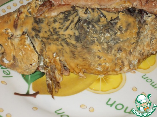 фаршированный карп в азиатском стиле3