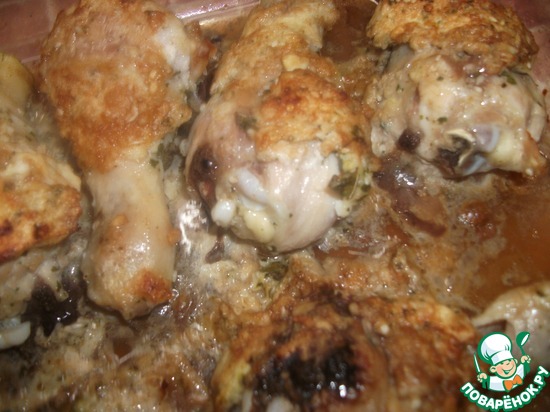 Куриные голени, запеченные в пряном соусе по рецепту Ма17рина https://www.povarenok.ru/recipes/show/100277/