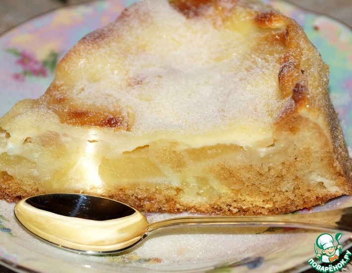 Рецепт: Яблочный пирог А-ля французский