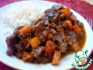 Рагу с рисом и мясными "пальчиками" – кулинарный рецепт