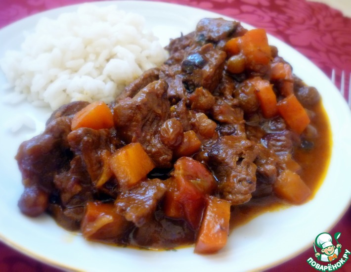 Рагу с рисом и мясными "пальчиками" – кулинарный рецепт