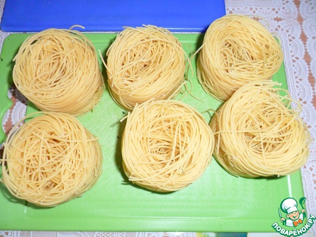 гнезда в мультиварке. рецепт гнезд в мультиварке. гнезда в мультиварке.