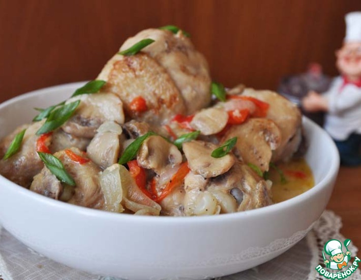 Вкусная домашняя курица запеченная в мультиварке | ХозОбоз - рецепты с историей