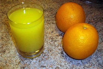 Рецепт: Апельсиновый сок