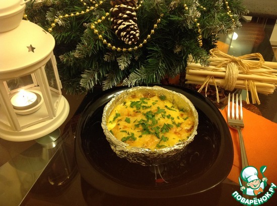 Фото-отчет к кулинарному рецепту "Ладья Посейдона"