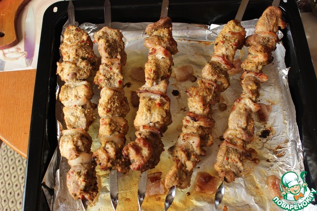 шашлык в фольге в духовке