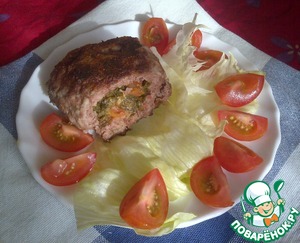Рецепт Зразы с помидорами, сыром и укропом