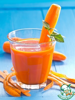 Рецепт Коктейль из морковного сока
