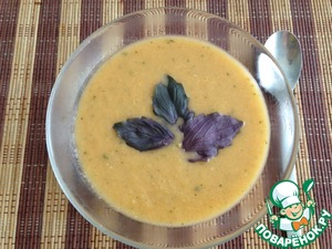 Рецепт Суп-пюре с базиликом и помидорами
