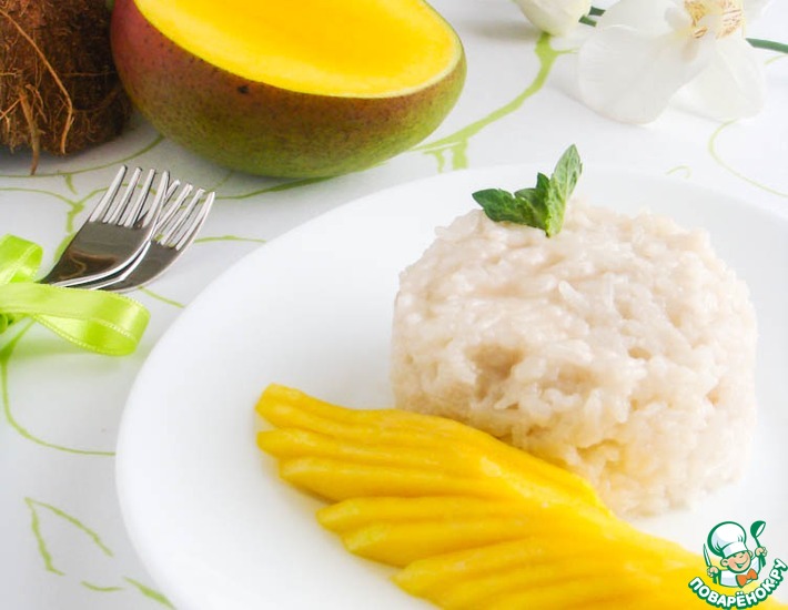 Рецепт: Тайский клейкий рис с манго