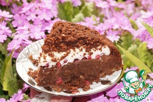 Рецепт Шоколадно-ягодный пирог "Приятная неожиданность"