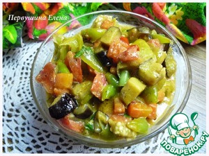 Рецепт Овощи в сливочно-соевом соусе