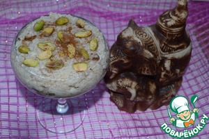 Рецепт Рисовый десерт с орехами "Чавал ка кхир"