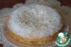 Рецепт Французский миндально-яблочный пирог