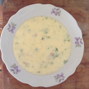 Рецепт Картофельный суп-пюре с шампиньонами